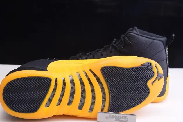 Reps TB Black 12 Gold Retro University Jordan Air 130690-070 0620